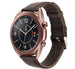 Correa cuero Samsung Galaxy Watch 3 41mm (marrón oscuro)