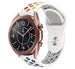 Correa deportiva Samsung Galaxy Watch 3 41mm (blanca/arcoíris)
