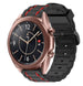Correa de silicona resistente Samsung Galaxy Watch 3 41mm (negro/rojo)