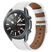 Correa cuero Samsung Galaxy Watch 3 45mm (blanco)
