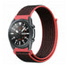 Correa nylon Samsung Galaxy Watch 3 45mm (negro/rojo)