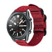 Correa nylon con hebilla Samsung Galaxy Watch 3 45mm (rojo)