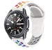 Correa deportiva Samsung Galaxy Watch 3 45mm (blanca/arcoíris)