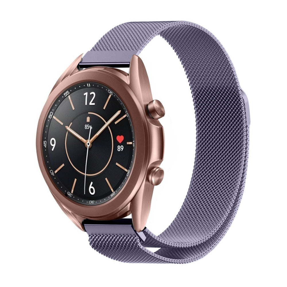 Correa milanesa Samsung Galaxy Watch 3 41mm (morado claro)