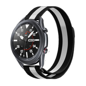 Samsung Galaxy Watch 3 45mm Milanese Strap (Black/White)