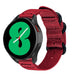 Samsung Galaxy Watch 4 40mm Nylon Strap with Buckle (Red)