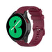 Correa de silicona premium Samsung Galaxy Watch 4 de 40 mm (rojo oscuro)