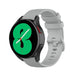 Samsung Galaxy Watch 4 44mm Premium Silicone Strap (Grey)