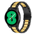 Correa de acero Samsung Galaxy Watch 4 44mm (negro/oro)