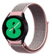 Correa nylon Samsung Galaxy Watch 4 44mm (arena rosa)