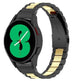 Correa acero Samsung Galaxy Watch 4- 44mm (negro/dorado)