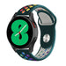 Samsung Galaxy Watch 4 44mm Sport Strap (Pine Green/Rainbow