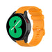 Samsung Galaxy Watch 4 44mm Premium Silicone Strap (Orange)