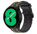 Samsung Galaxy Watch 4 44mm Silicone Strap Tough (Black/Yellow)
