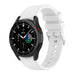 Correa silicona Samsung Galaxy Watch 4 Classic 42mm (blanca)