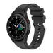 Samsung Galaxy Watch 4 Classic 46mm Silicone Strap Perfect Fit (Black)