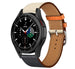 Correa cuero Samsung Galaxy Watch 4 Classic 46mm (blanco/azul oscuro)
