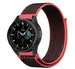 Correa nylon Samsung Galaxy Watch 4 Classic 46mm (negro/rojo)