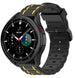 Correa deportiva hebilla Galaxy Watch 4 Classic 46mm (negro/amarillo)
