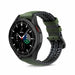 Correa silicona/cuero Galaxy Watch 4 Classic 42mm (verde)