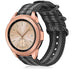 Samsung Galaxy Watch 42mm Nylon Strap with Buckle Strap (Black/Grey)