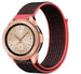 Samsung Galaxy Watch 42mm Nylon Strap (Black/Coral)