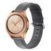 Correa de cuero Samsung Galaxy Watch 42mm (gris oscuro)