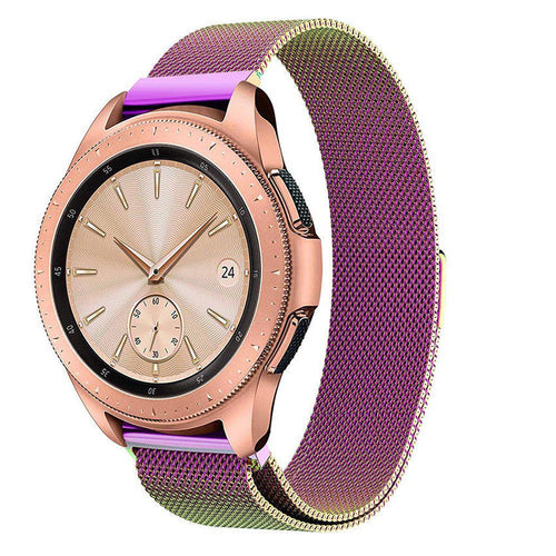 Milanese Strap, on a watch, 3/4 front view