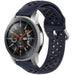 Correa silicona con agujeros Samsung Galaxy Watch 46mm (azul oscuro)
