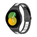 Correa de acero Samsung Galaxy Watch 5 40mm (negro/plata)