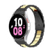 Correa de eslabones de acero Samsung Galaxy Watch 5 44 mm (negro/oro)