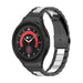 Correa acero eslabones Galaxy Watch 5 Pro (negro/plateado)
