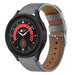 Correa cuero Samsung Galaxy Watch 5 Pro (gris)