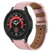 Correa cuero Samsung Galaxy Watch 5 Pro (rosa)