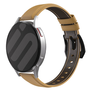 Correa cuero Huawei Watch GT Runner (beige)
