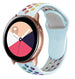 Correa deportiva Samsung Galaxy Watch Active (azul claro/arcoíris)