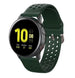 Correa silicona con agujeros Samsung Galaxy Watch Active (verde militar)