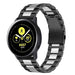 Correa acero Samsung Galaxy Watch Active (negro/plata)