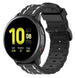 Correa de silicona resistente Samsung Galaxy Watch Active (negro/blanco)