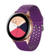 Correa silicona con agujeros Samsung Galaxy Watch Active (púrpura)