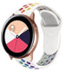 Correa deportiva Samsung Galaxy Watch Active (blanco/arcoíris)