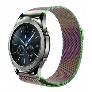 Milanese Strap, on a watch, 3/4 front view