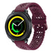 Correa silicona estampada Samsung Gear Sport (burdeos)