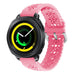 Correa silicona estampada Samsung Gear Sport (rosa brillante)