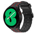 Samsung Galaxy Watch 4 40mm Silicone Strap Tough (Black/Red)