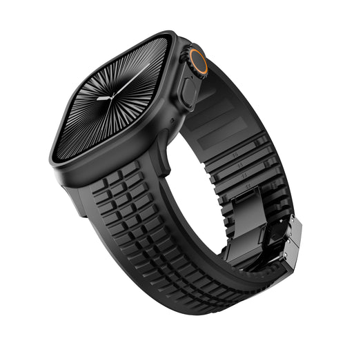 Correa silicona 'Premium' Apple Watch Ultra (negro)