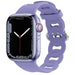 Correa silicona cadena Apple Watch (lila)