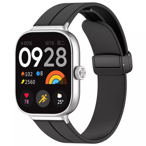 Correa silicona con D-buckle Xiaomi Smart Band 9 Pro (negra)