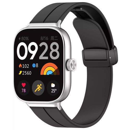 Correa silicona con D-buckle Xiaomi Smart Band 9 Pro (negra)