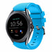 Fossil Gen 5e 44mm Silicone Strap (Light Blue)